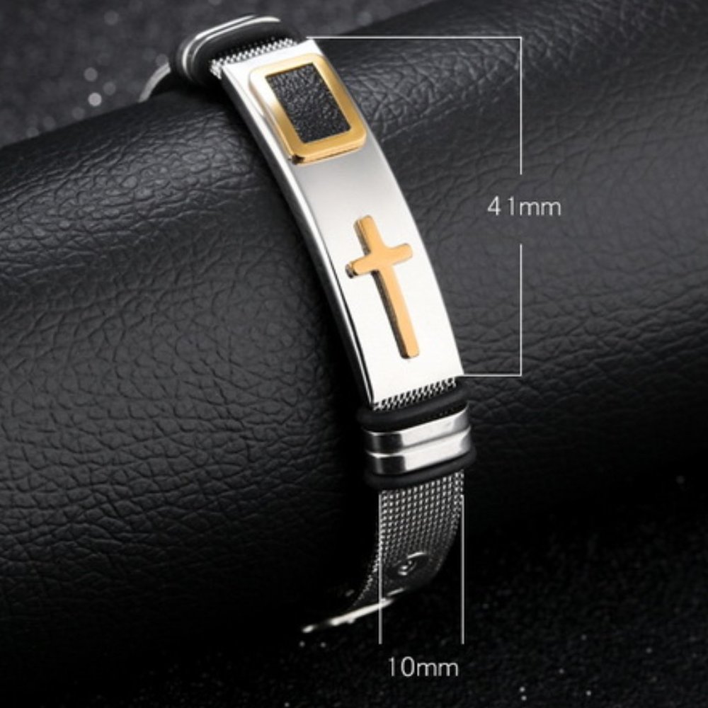 men cross bracelet - Picture 3 of 3